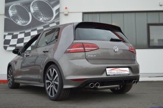 FMS 3 Zoll 76mm Duplex-Anlage R VW Golf VII GTD (AU) 2.0TDI 135k mit Sound-Aktor