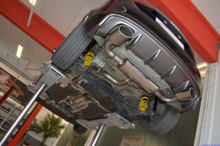 FMS 3 Zoll 76mm Duplex-Anlage S3-Heck Audi A3 Sportback Front 8V 2.0TDI 110/135k