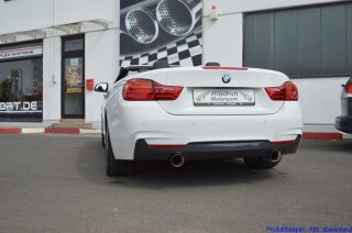 FMS 3Zoll 76mm Duplex-Sportauspuff 435i Heck BMW 4er F33 Cabrio 3C 420i/ix 135kW