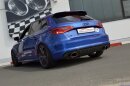 FMS 3Zoll 76mm Duplex-Sportauspuff+orig Klappenst Audi S3 Sportback Quattro (8V)