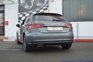 FMS Sportauspuff Stahl Audi A3 Coupe 3-Türer Frontantrieb (8V) 2.0l TDI 110kW