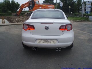 FMS Duplex-Sportauspuff Edelstahl VW EOS Frontantrieb (1F, ab 06) 1.6l FSI 85kW