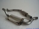 FMS 70mm Anlage mittig Edelstahl Opel Corsa D OPC (S-D,...