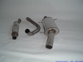 FMS Gruppe A Anlage Edelstahl VW Scirocco II (53,81-92) 1.6l 51/53/55/63/66/81kW