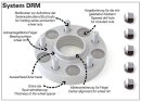 H&R Trak+ Wheels spacer DRM-system 70 mm