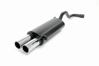 Novus sport exhaust N stainless 2 x 76mm straight