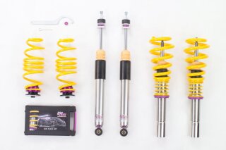 coilover Variant 3 inox Separately adjustable compression and rebound stage damping.