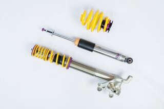 coilover Variant 3 inox Separately adjustable compression and rebound stage damping.