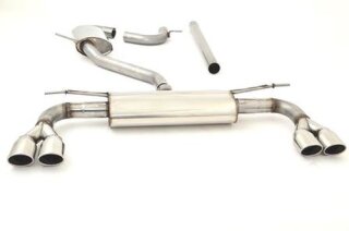 63.5mm catback-system with tailpipe left & right S3-Look stainless steel