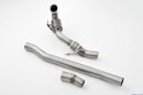 76mm downpipe with 200 cells HJS sport-catalyst stainless...