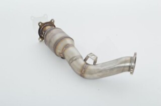 Friedrich Motorsport 3 Zoll (76mm) Downpipe mit 200 Zellen HJS Sport-Kat. Edelstahl