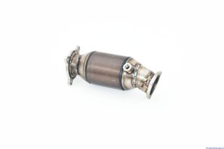 76mm downpipe with 200 cells HJS sport-catalyst stainless steel