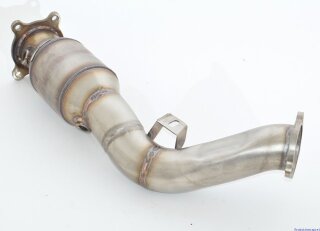 76mm downpipe with 200 cells HJS sport-catalyst stainless steel