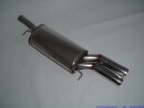 back-silencer stainless steel