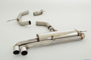 76mm catback-system stainless steel