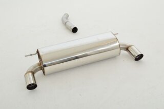 back-silencer with tailpipe left & right M135i-Look stainless steel