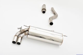 76mm catback-system stainless steel