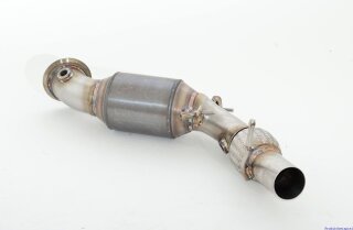 Friedrich Motorsport 3 Zoll (76mm) Downpipe mit 200 Zellen HJS Sport-Kat. Edelstahl