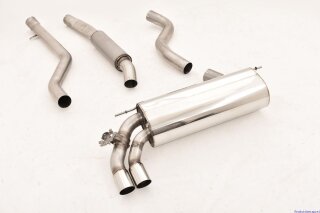 76mm catback-system stainless steel