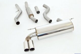 76mm catback-system stainless steel