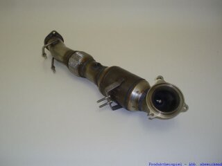 76mm downpipe with 200 cells HJS sport-catalyst stainless steel