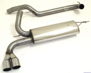 back-silencer stainless steel