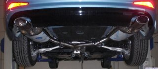 63.5mm catback-system with tailpipe left & right stainless steel