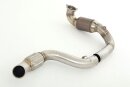 76mm downpipe with 200 cells HJS sport-catalyst stainless...