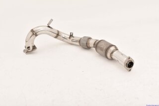 76mm downpipe with 200 cells HJS sport-catalyst stainless steel