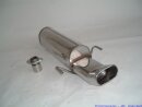 back-silencer stainless steel