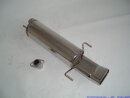 back-silencer stainless steel