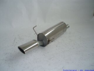 back-silencer stainless steel