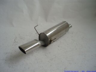 back-silencer stainless steel