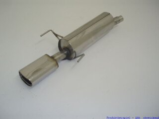 back-silencer stainless steel