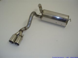 back-silencer stainless steel