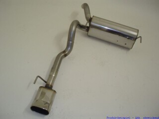 back-silencer stainless steel