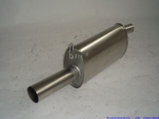 back-silencer stainless steel