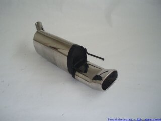 back-silencer stainless steel