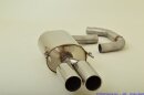 back-silencer stainless steel