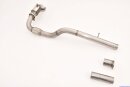 76mm downpipe with 200 cells HJS sport-catalyst stainless...