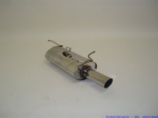 back-silencer stainless steel