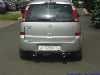 63.5mm catback-system with tailpipe left & right aluminised steel