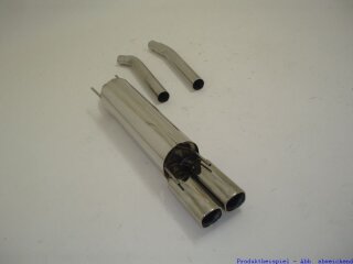 back-silencer stainless steel