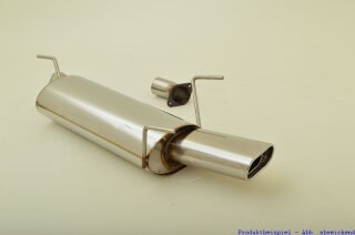 back-silencer stainless steel