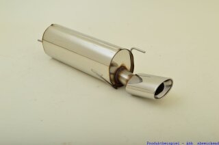 back-silencer stainless steel