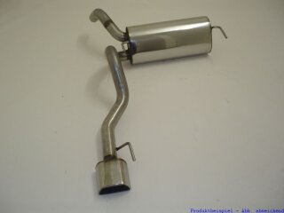 back-silencer stainless steel