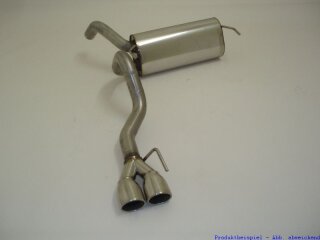 back-silencer stainless steel