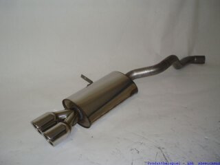 back-silencer stainless steel