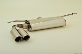 back-silencer stainless steel