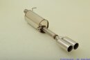 back-silencer stainless steel